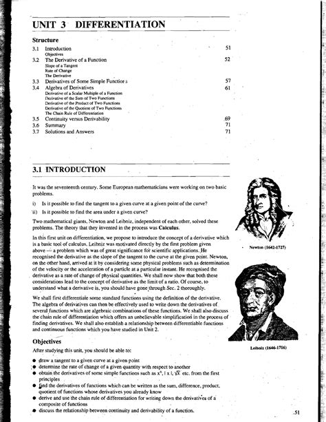 Unit-3 application of calculus - UNIT 3 DIFFERENTIATION Structure 3 ...