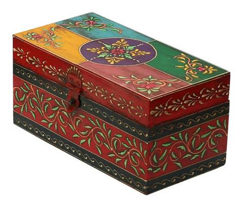 Pin by Sandra Mullon on Boho bedroom | Bangle box, Painted wooden boxes ...