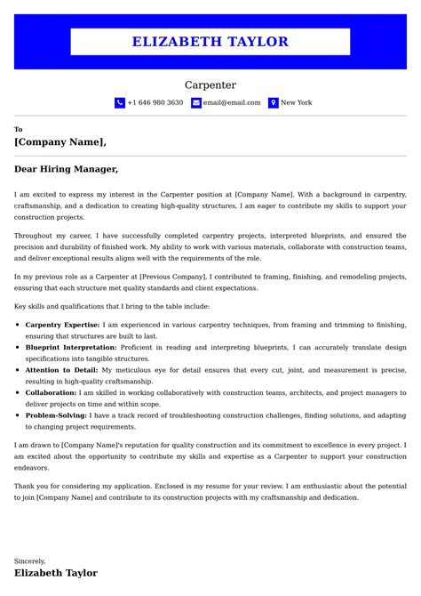 Dynamic Construction Cover Letter Samples | 55+ ATS-Optimized Format ...