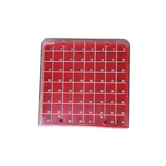 AANIJLAB® Micro Centrifuge Tube Box Box Rack for 64 MCTs of 1.5 ml ...