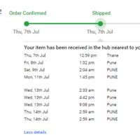 Ekart Logistics — Delay in Delivery when product is already shipped