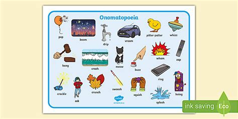 Onomatopoeia Word Mat