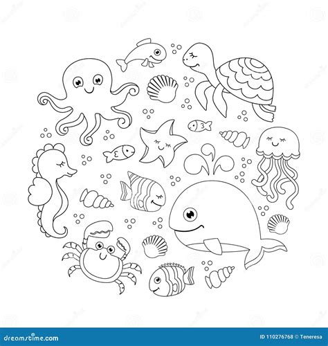 How To Draw Simple Ocean Animals