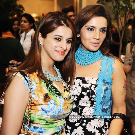 Vaishali and Rekha Chawla during Charu Parashar's post show party after ...
