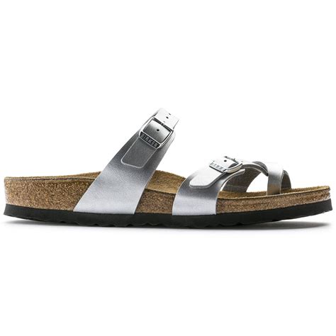 BIRKENSTOCK Mayari Birko-Flor Sandal - Black, Gold, Silver And White