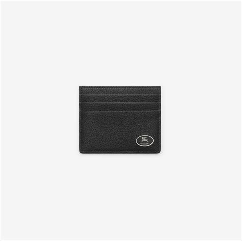 Tall Knight Stamp Card Case in Black - Men, Leather | Burberry® Official