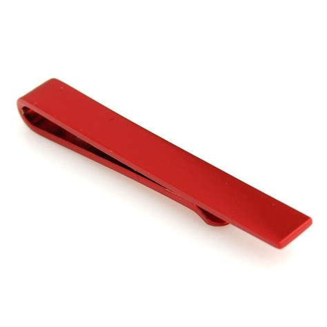 Buy Slim Tie Bar Scarlet Red Tie Pin Online |Buy Tie Bar Online ...