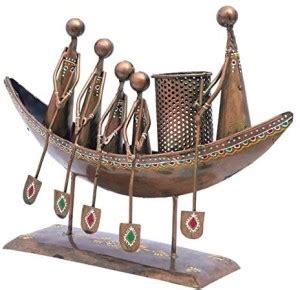 framing hub Boat Penstand Showpiece with Chaks Home Decor Office Decor ...