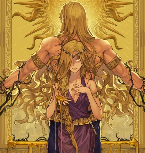 queen marika the eternal and godwyn the golden (elden ring) drawn by ...