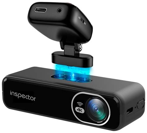 Купить Видеорегистратор Inspector UHD 450 WI FI (2 камеры 4K) черный в ...