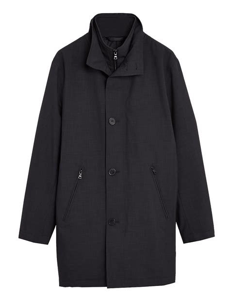 Buy Padded Funnel Neck Mac with Stormwear™ at Marks & Spencer