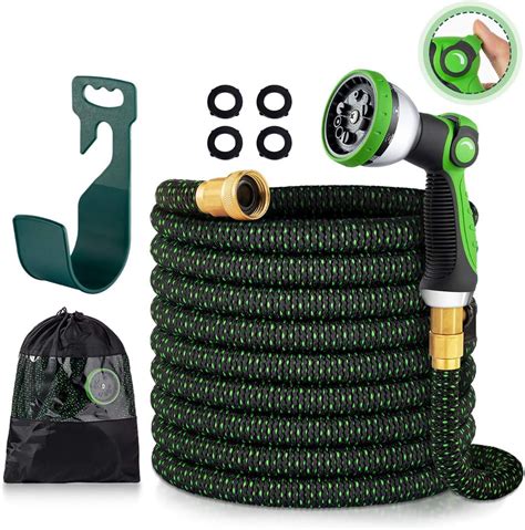 Amazon.com : Ecoehoe 50 FT 3X Expandable Garden Hose with Thumb Control ...
