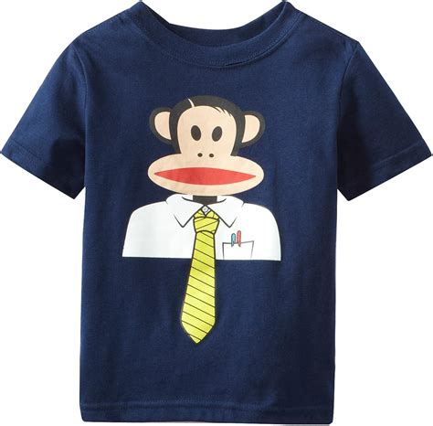 Amazon.com: Paul Frank Little Boys' Little Shirt N Tie T-Shirt, Navy, 6 ...