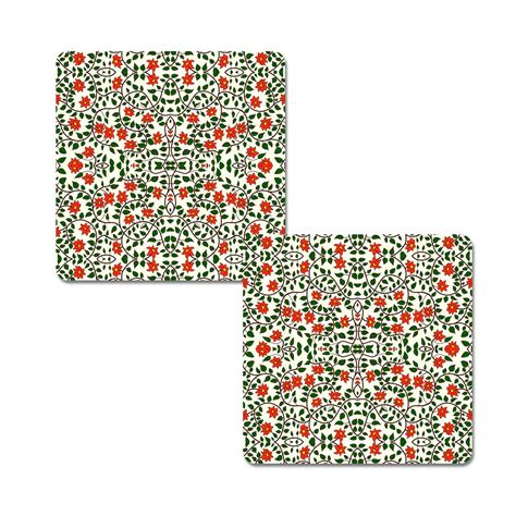 Buy STP Wooden Pack Set of 2 Coasters | Square Shape Coaster, Colorful ...