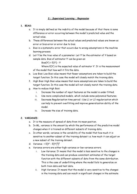 Machine Learing Notes - ML EndSem - 3 : Supervised Learning ...
