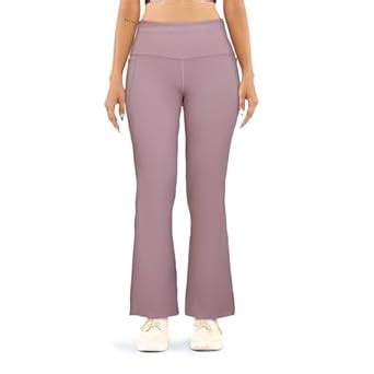 BlissClub Women's Regular (Flow Flare Pants_Lisa Lilac_X-Small ...