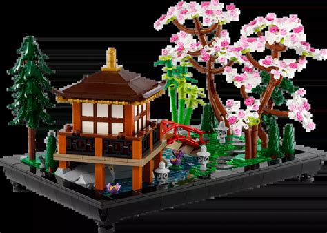 Tranquil Japanese Zen Garden LEGO Set