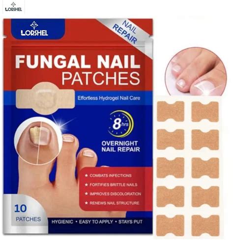 Lorshel Fungal Nail Patches - reduces nail discoloration for discreet ...