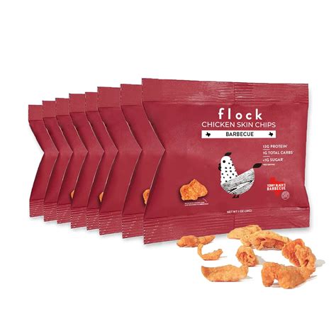 Buy Flock Keto Chicken Skin Chips | Terry Black's BBQ Flavor | Low Carb ...