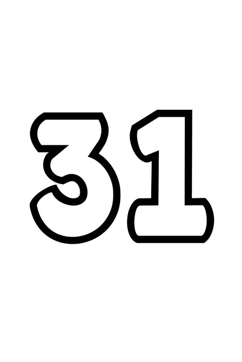 Gradient Numbers Vector Design Images, Black Gradient 3d Number 31, 31 ...