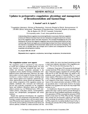 Fillable Online bja oxfordjournals latest article in bja form Fax Email ...