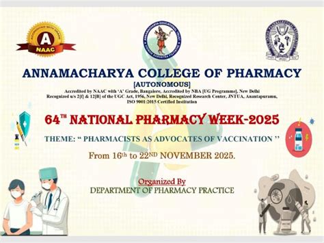 64th National Pharmacy Week