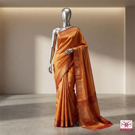 Golden Zari Chanderi Silk Saree – Traditional & Premium – Chanderi ...