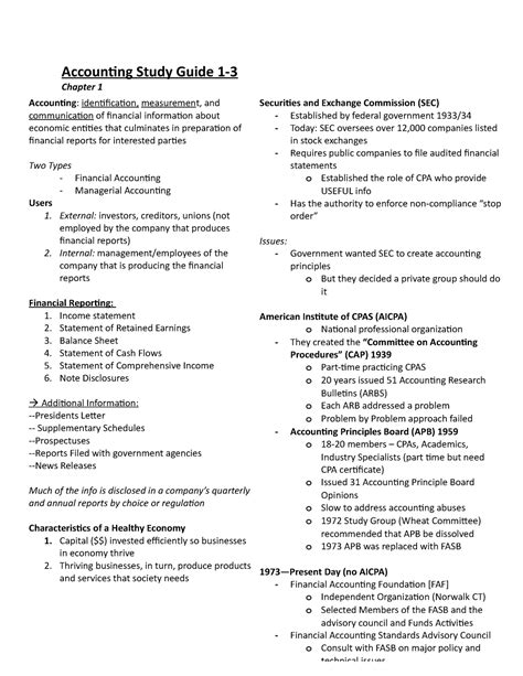 Accounting Study Guide 的图像结果