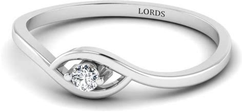 White Gold Rings - Buy White Gold Rings online at Best Prices in India ...