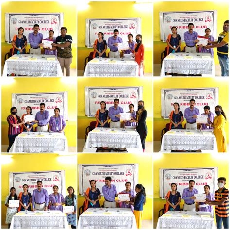 Prize Distribution Function at GMFC – Goa Multi Faculty College
