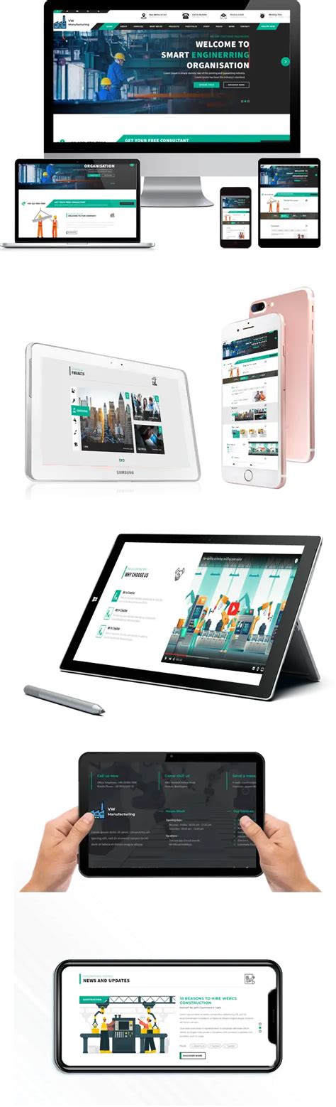 Manufacturing WordPress Theme For Manufacturing Business Sites.