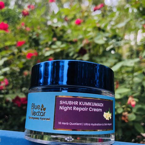 Kumkumadi Night Cream for Women Skin Repair â€“ Blue Nectar