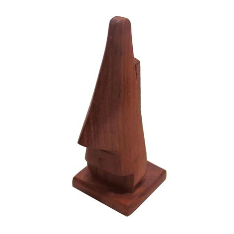 Unique Handcrafted Wooden Nose-Shaped Spectacle Holder Stand for Offic