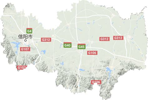 信阳市各县地图全图展示_地图分享
