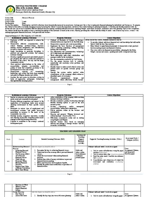 Image result for Finance Course Syllabus