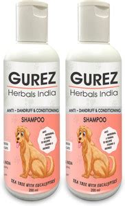Gurez Pet Shampoo for All Breeds of Dogs and Cats Anti-Dandruff and ...