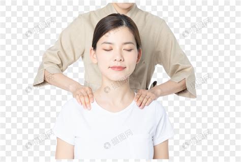 女性肩颈按摩元素素材下载-正版素材401449567-摄图网