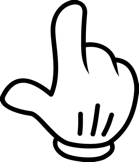 14+ Pointing Finger Clipart - Preview : Pointing Finger C | HDClipartAll