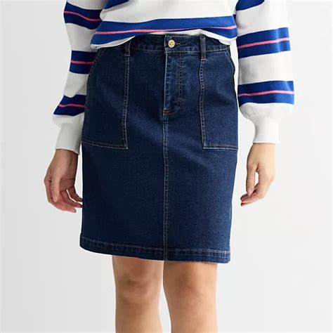 Women's Draper James Patch Pocket Denim Skirt