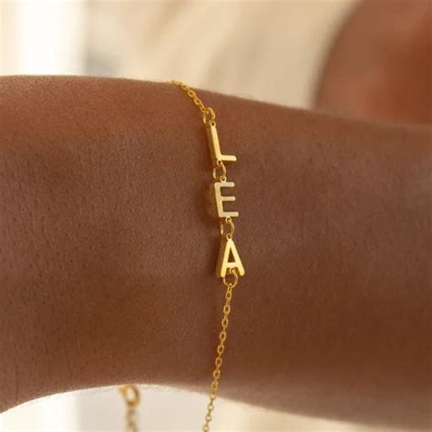 Custom Letter Name Bracelet – Wish Your Gifts