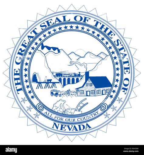 The great seal of the state of nevada hi-res stock photography and ...