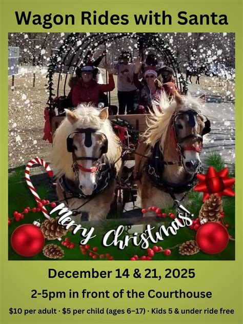 Wagon Rides with Santa , 500 Main St, Bandera, TX 78003-3983, United ...