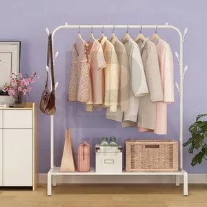 LEOPAX Aluminium Floor Cloth Dryer Stand Heavy Duty Metal Garment Rail ...