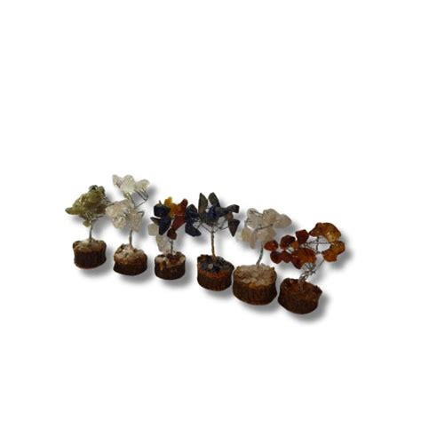 100% Genuine HindCraft Seven Chakra Crystal Tree of Life – Servpuja ...