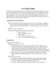 Image result for AAA Paper Example