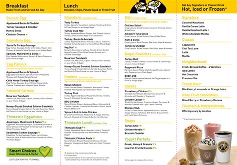 Einstein Bros Bagels Menu, Menu for Einstein Bros Bagels, Glover Park ...