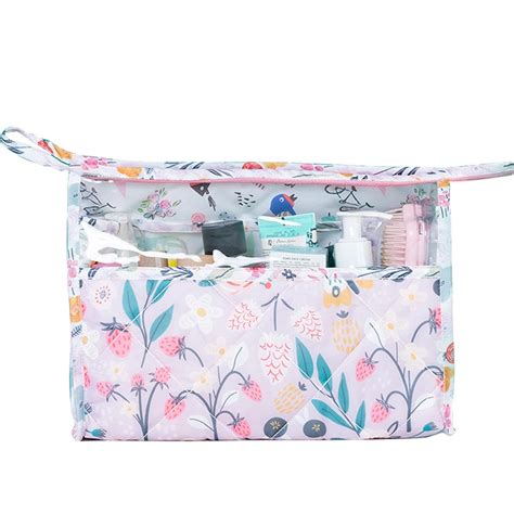 See Thru Toiletries Kit - Lilac Garden – Rosada Baby