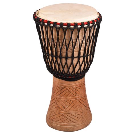 Djembe Wooden Engraved 11Inch : Amazon.in: Musical Instruments