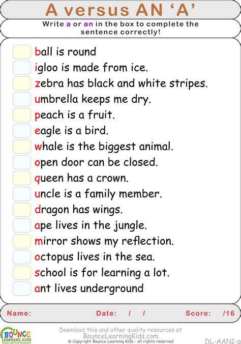 A versus AN - PORTALLAS