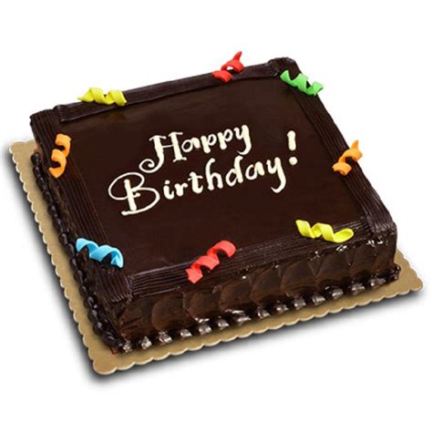 Rectangle chocolate cake | CakeGift.in